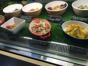 Salad Display Today at Veggi Monster in Hong Kong Island