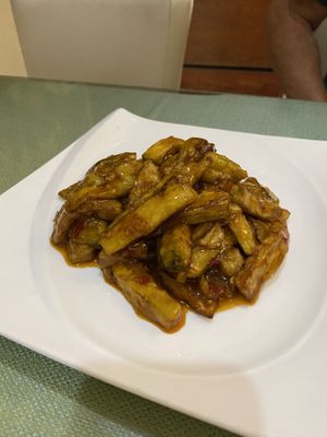 Eggplant  at Le Nouveau Dragon in Casablanca