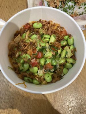 Yummy Thai vegan noodles   at STN - Itsu in Stansted