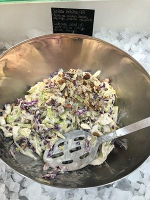 Must try the coleslaw  at The Saints Stores in Thessaloniki