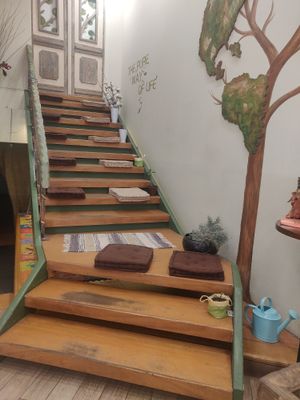 Additional sitting area at The Saints Stores in Thessaloniki