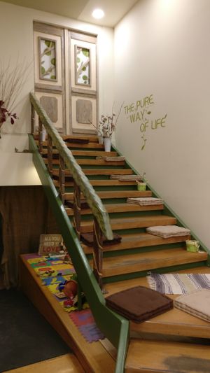 Setting at The Saints Stores in Thessaloniki