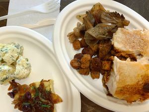 Buffet at The Saints Stores in Thessaloniki