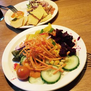 Unlimited salad bar, lots of vegan options! at Pizza Hut in Chatham