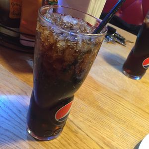 Refill your drinks for free. Perfect for the vegan on a budget! at Pizza Hut in Chatham
