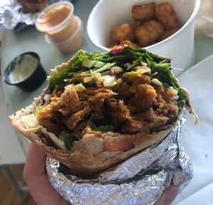 Buffalo Wrap at Detroit Street Filling Station in Ann Arbor