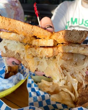 Reuben   at Detroit Street Filling Station in Ann Arbor