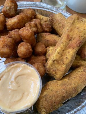 Fried Tofu & Tots  at Detroit Street Filling Station in Ann Arbor