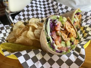Buffalo Wrap  at Detroit Street Filling Station in Ann Arbor