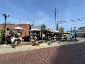 Outside  at Detroit Street Filling Station in Ann Arbor