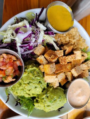 Taco bout it salad. Soooo good. at Detroit Street Filling Station in Ann Arbor