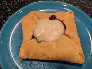 Berry and cream cheese danish at Detroit Street Filling Station in Ann Arbor