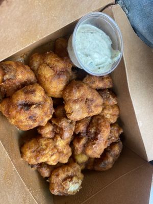 Cauliflower full order  at Detroit Street Filling Station in Ann Arbor