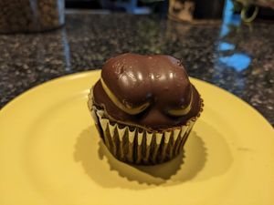 Bumpy cupcake at Detroit Street Filling Station in Ann Arbor