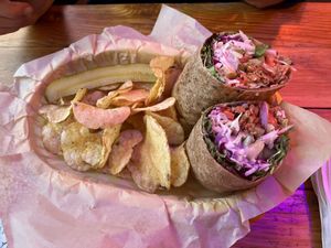 Buffalo wrap  at Detroit Street Filling Station in Ann Arbor