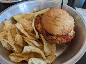 Chicken Parm (a special) at Detroit Street Filling Station in Ann Arbor