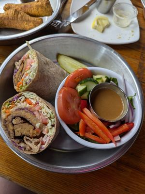 World's greatest wrap at Detroit Street Filling Station in Ann Arbor