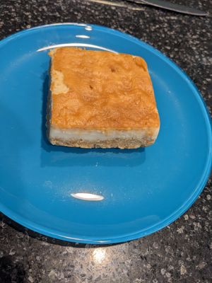 Brown sugar cheesecake at Detroit Street Filling Station in Ann Arbor