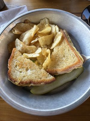 Grilled cheese  at Detroit Street Filling Station in Ann Arbor