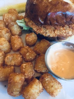 House made sauce at Detroit Street Filling Station in Ann Arbor
