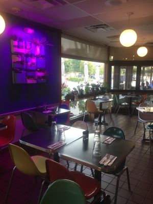 Cute place at Detroit Street Filling Station in Ann Arbor