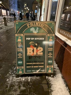 B12 pop up kitchen  at Prikid in Reykjavik