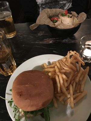 Delicious burger and burrito! at Prikid in Reykjavik