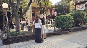 Summer at The Spoon - outdoor seating. at Runcible Spoon in Bloomington