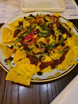 Vegan nachos at Wahaca in Edinburgh