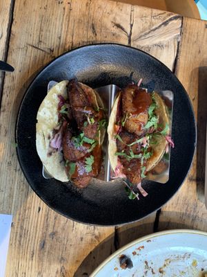 VEGAN PLANTAIN TACOS  at Wahaca in Edinburgh