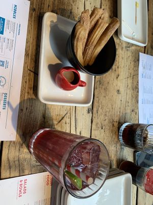 VEGAN CHURROS   at Wahaca in Edinburgh