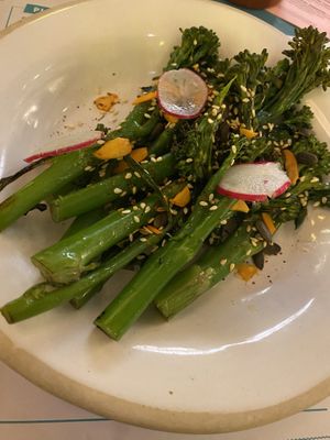 Tenderstem from sides   at Wahaca in Edinburgh