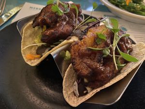 Plantain tacos   at Wahaca in Edinburgh