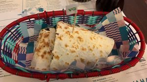 vegan mushroom chesadillas  at Wahaca in Edinburgh