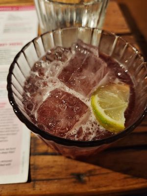 Hibiscus margarita at Wahaca in Edinburgh