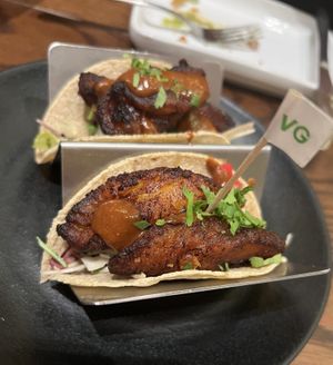 Plantain tacos   at Wahaca in Edinburgh