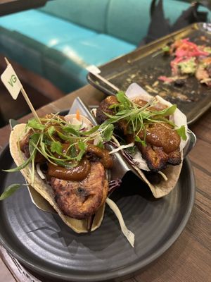Plantain tacos.  at Wahaca in Edinburgh