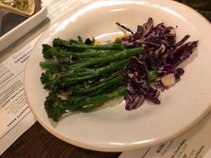 Tender stem broccoli  at Wahaca in Edinburgh