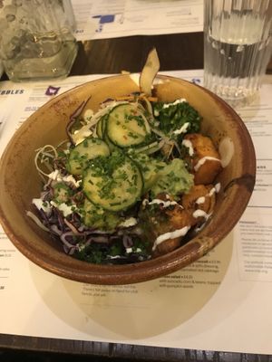 Mexican bowl at Wahaca in Edinburgh