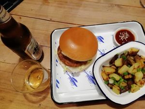 Beyond Burger and fries (with Asahi and Japanese whisky) at Redmond's in Glasgow