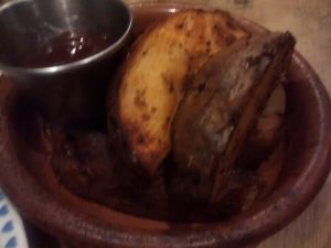 Potato wedges at Redmond's in Glasgow