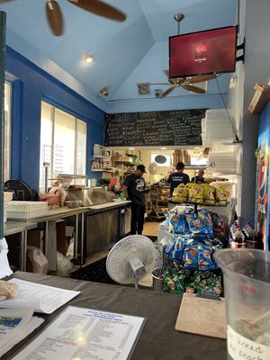 Window for service and inside   at A Slice of Paradise in Summerland Key