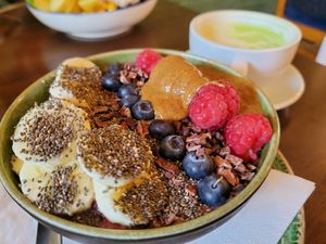 The acai bowls at Beetroot Sauvage in Edinburgh