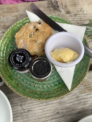 scone  at Beetroot Sauvage in Edinburgh