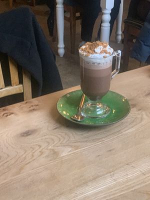 hot chocolate  #Veganuary at Beetroot Sauvage in Edinburgh