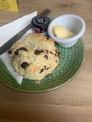 scone #Veganuary at Beetroot Sauvage in Edinburgh