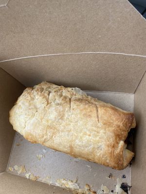 Haggis roll  at Beetroot Sauvage in Edinburgh