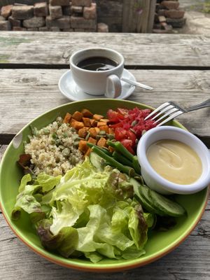 Rainbow salad   at Beetroot Sauvage in Edinburgh