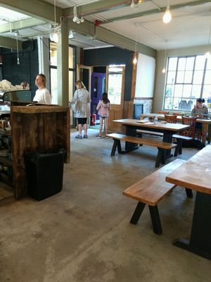 seating at Beetroot Sauvage in Edinburgh