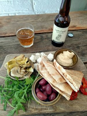 mezze at Beetroot Sauvage in Edinburgh